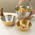 thumbnail image 5 of TYPPKMM 3-Piece Stainless Steel Mixing Bowl Set, Nested Kitchen Bowls for Mixing, Kneading & Serving with Non-Slip Bottoms - Small, Medium & Large for Cooking, Baking & Salad Prep, 5 of 6