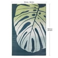 thumbnail image 3 of Dalecroft Green Leaf Reversible Polyweave Outdoor/Beach Mat, 3 of 6