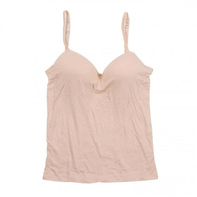 Wuffmeow Femme Cami Coton Stretch avec Soutien-Gorge Étagère Intégré
