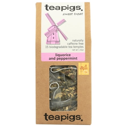 Teapigs Liqourice & Peppermint Sweet Treat Tea, 15 Bags