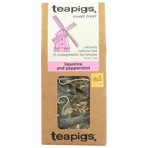 Teapigs Liqourice & Peppermint Sweet Treat Tea, 15 Bags