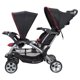 image 5 of Baby Trend Sit N Stand Double Stroller, Optic Red