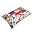 thumbnail image 3 of Bingfone Colorful Mushrooms (2) Standard Size Pillowcase, Long Staple Pure Cotton Envelope Closure Pillow Cover,14"X20", 3 of 9