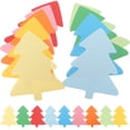 thumbnail image 3 of 72 Uds. Recortes de papel decorativos, recortes de papel para bricolaje, recortes de papel en forma de árbol de Navidad, 3 of 4