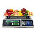 thumbnail image 1 of Bascula Comercial Digital 40kg Found Economica Bandeja 34x24cm Ideal Para Comercios Color Blanco Con Funcion Tare, Zero, Pantalla Para El Cleinte Bascula Pesa Desde 5 A 40 Kg Facil De Usar, 1 of 9
