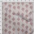 thumbnail image 4 of oneOone Cotton Silk Brown Fabric Block Dress Material Fabric Print Fabric By The Yard 42 Inch Wide, 4 of 6