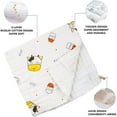 thumbnail image 2 of 6 Pack Muslin Burp Cloths Baby Burp Clothes for Boy Girls 100% Cotton Large 20''X10'' 6 Layers Thicken Super Soft Absorbent, 2 of 9