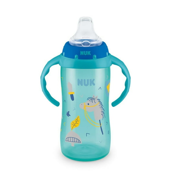 NUK Learner Cup, 10oz, Soft Spout Sippy Cup, 1 Pack, Boy