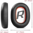 thumbnail image 2 of Replacement Ear Pads Ear Cushions Compatible with Plantronics Voyager 8200 UC/Backbeat Pro2 Stereo Bluetooth Headphones (Black), 2 of 5