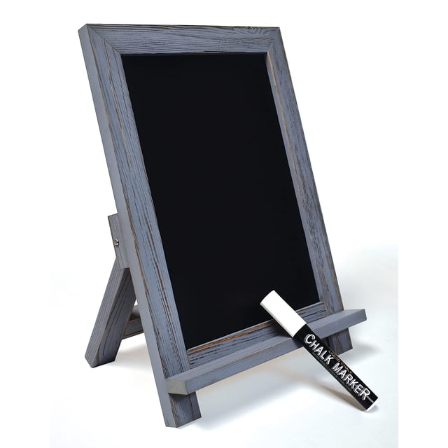 Letrero de pizarra Better Office Products enmarcado 9,5 x 14 cm