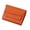 Orange_Hot#2042, variant on Slim Leather Card Case for Women with RFID Blocking, Multi-Slot Wallet for Cash and ID