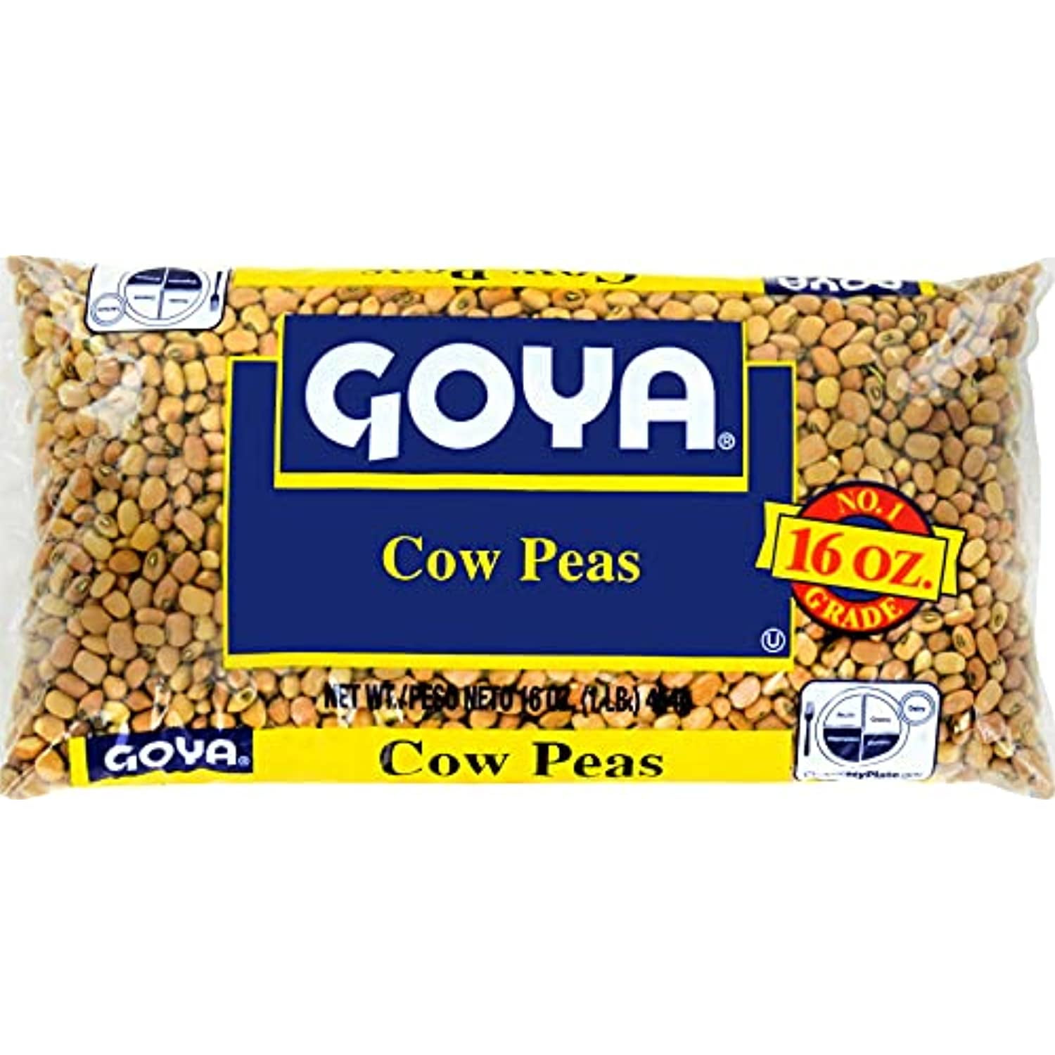 Goya Foods Cow Peas, Dry, 16 Ounce (Pack Of 24)