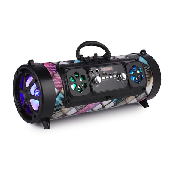 Haut-parleur Bluetooth en Colonne Portable 16W Haut-Parleur Sans Fil Barre de Son Déplacer KTV Système de Son 3D Caisson de Basses Musique Radio USB, Son Puissant