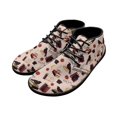 thumbnail image 3 of Wismoutput Books and Birds Print Sneakers for Boys Minimalist Comfortable Barefoot Shoes for Men Size 5.5-14, 3 of 7