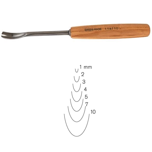 Pfeil "Swiss Made" 7Mm #11 Sweep Spoon Gouge