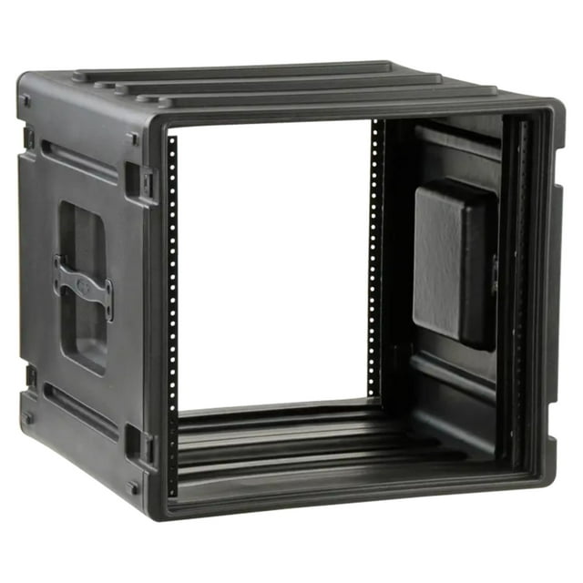 SKB 10U Roto Rack Case Polyethylene Gear Protector, Stackable, Waterproof, Black