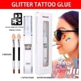 thumbnail image 3 of Glittery Facial Sticker Patch for Shimmering Face Eyeshadow and Skin Skin Adhesive Variety Designs 10ml, 3 of 7