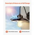 thumbnail image 4 of KFFKFF Solar-Powered Outdoor Barn Light with Adjustable Lighting Modes and Motion Sensor, Gooseneck Wall Fixture, Farmhouse-Style Sconce, Compatible with E26 Bulbs, Waterproof Design for Porch, 4 of 9
