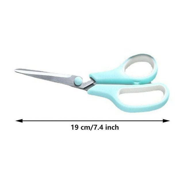 Scissors for Office Rubber, Stainless Steel, Macaron Colored Scissors, Office Supplies, Colored Student Stationery Scissors Stainless Steel Scissors