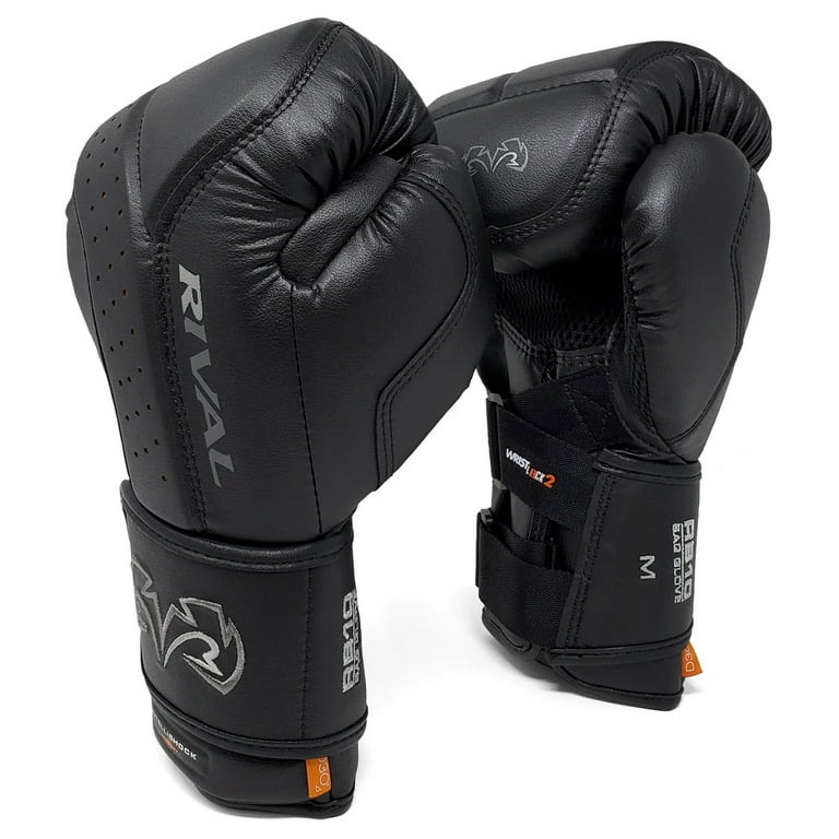 RIVAL Boxing RB10 Intelli-Shock Hook and Loop Bag Gloves