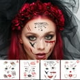 thumbnail image 2 of SUSHANG Specially Designed Halloween Halloween Face and Scar Stickers: Perfect for Your Holiday White One Size, 2 of 5
