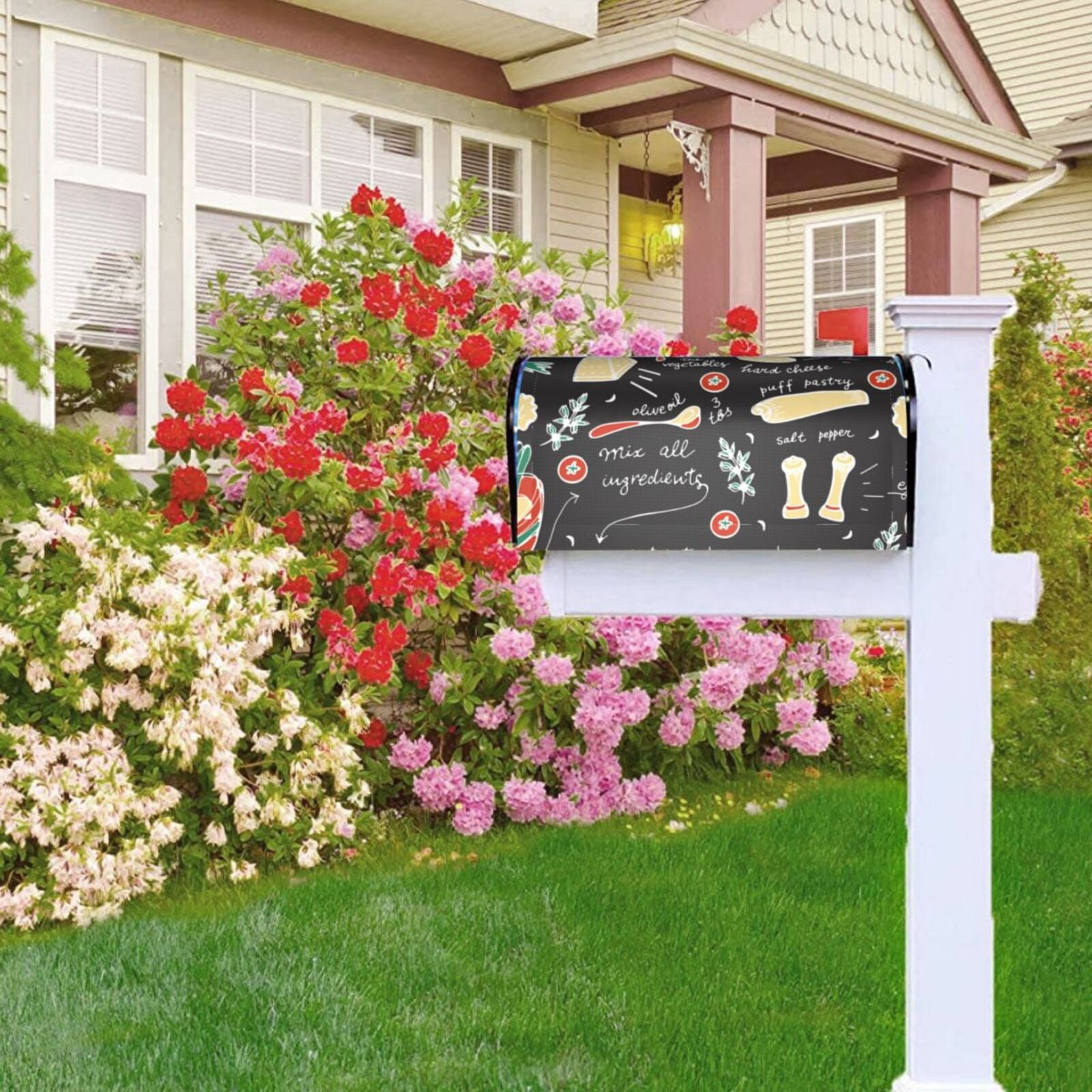 Kdxio Magnetic Mailbox Cover 21x18 in Mailbox Cover Outdoor Decoration Holiday Mailbox Covers for Home Garden Yard-21x18 in