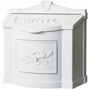 Gaines Mfg Wall Mount Solid White Mailbox Image 1 of 1