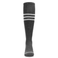 thumbnail image 5 of MeMoi Thin Ribbed Sport Stripe Cotton Blend Knee High Socks - Girls - Female, 12, Brown, 5 of 8