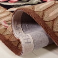 thumbnail image 5 of Safavieh Chelsea Elton Bordered Wool Area Rug, Black/Brown, 2'6" x 4', 5 of 11