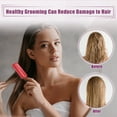 thumbnail image 6 of Hair Brush Detangling Brush for Women Travel Wet Hair Brush for Straight Curly Hair Barber Brush Tools Red, 6 of 7
