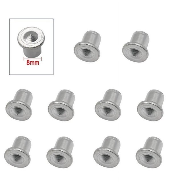 10Pcs Dowel Centre Point 6/8/10/12Mm Wood Timber Marker Hole Tenon Center Set 8Mm
