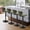 Green, variant on Daluvenix Bar Stools with Back Sets of 2 ,Modern Barstools Adjustable Faux Leather Upholstered Swivel Bar Stools, Counter Height Bar Chairs with Back for Kitchen Island,Light Gray