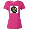 thumbnail image 3 of Inktastic Dart Board Women's T-Shirt, 3 of 5