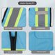thumbnail image 4 of Chaleco de Seguridad SULWZM Azul Celeste con Cierre y Bolsillos XL, 4 of 7