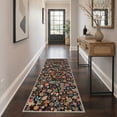 thumbnail image 5 of KUETH 5X7 Vintage Floral Area Rugs Machine Washable Rugs for Living Room, Non Slip Flat Pile Rug with Rubber Backing, Boho Rug for Entryway Bedroom Dining Room Home Office, 5 of 5