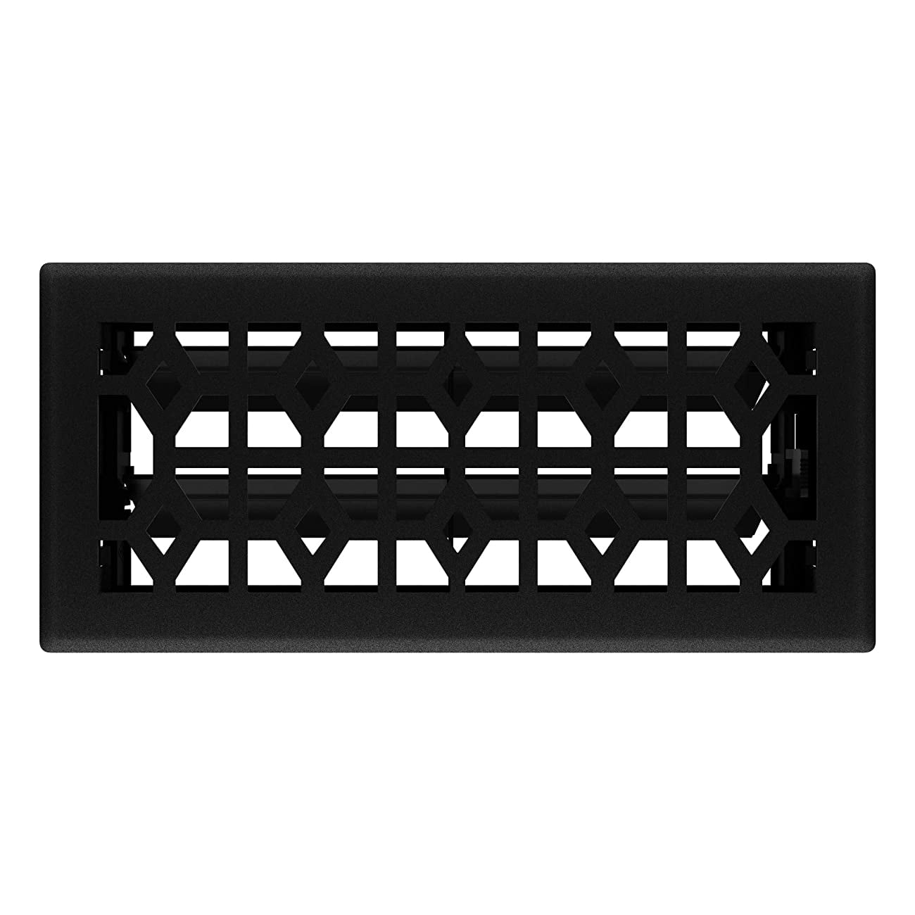 Imperial Templar 4 In. x 10 In. Black Iron Steel Floor Register RG3466