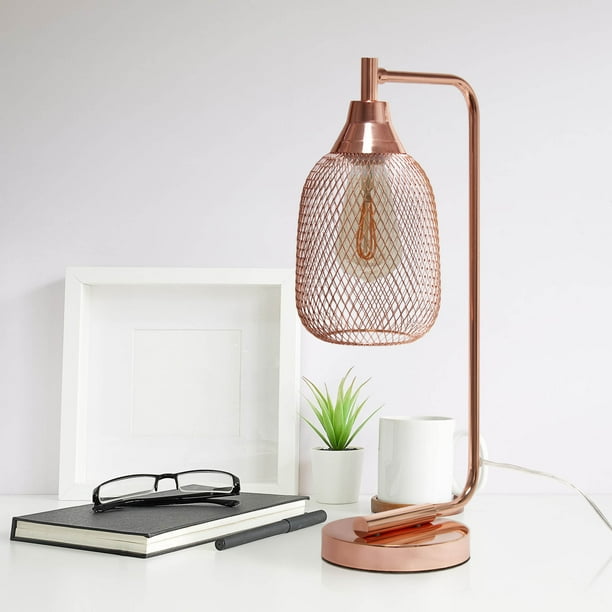 Rose gold best sale lamp walmart