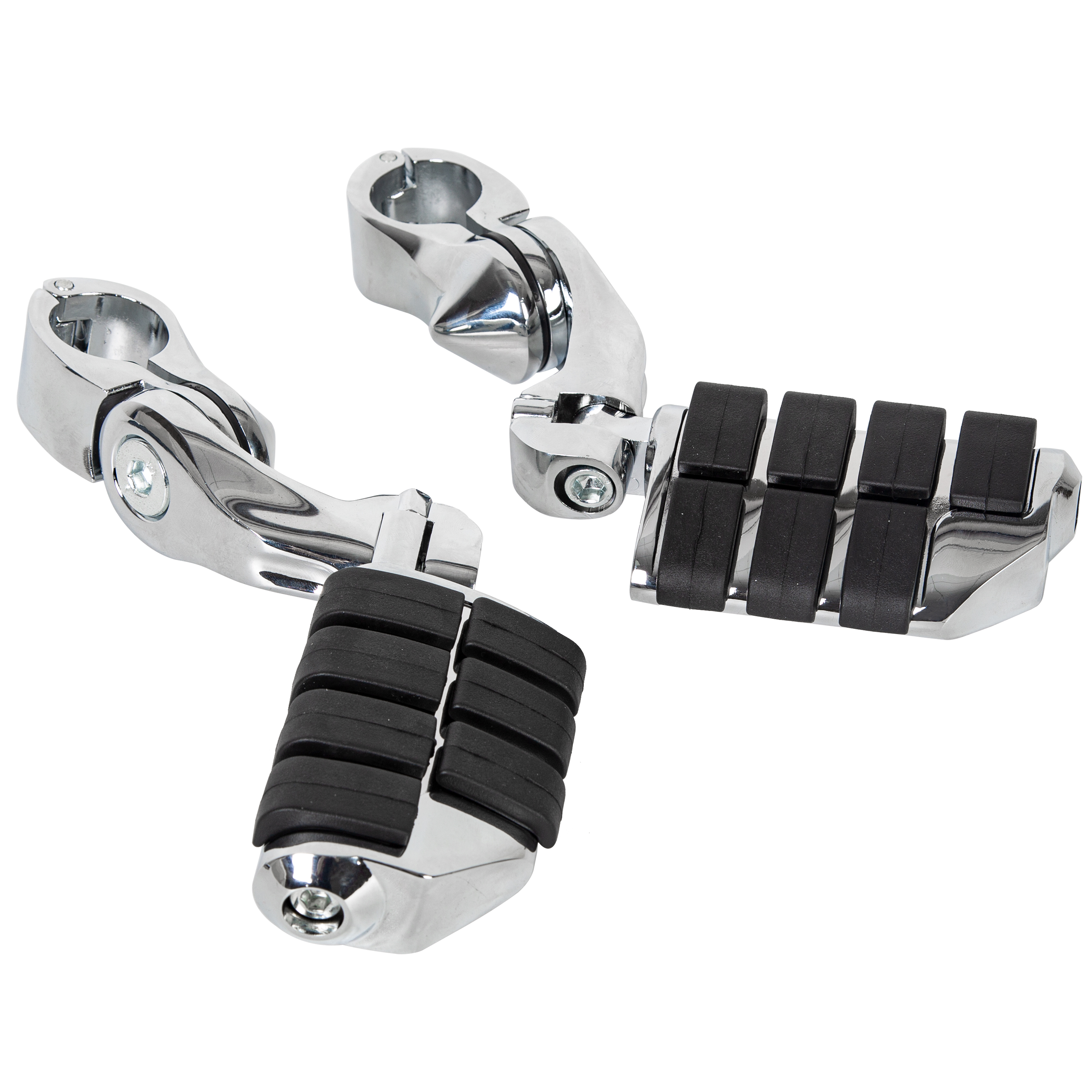 Kojem 1.25" Motorcycle Footpegs Foot Pegs for Harley Davidson Honda Kawasaki Suzuki Yamaha Highway Foot Pegs Pedal