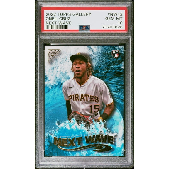 Graded 2022 Topps Gallery Oneil Cruz #NW12 Next Wave Rookie RC Baseball Card PSA 10 Gem Mint