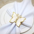 thumbnail image 4 of Ludlz 4Pcs Napkin Buckle Butterfly Shape Stunning Visual Effect Alloy Butterfly Napkin Rings Hotel Napkin Buckles Home Supply, 4 of 8