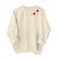 thumbnail image 5 of Sweatshirt for Women Valentines Day Trendy Comfortable Heart Printed Plus Size Casual Loose Pullover Blouse Tops S-2XL, 5 of 6