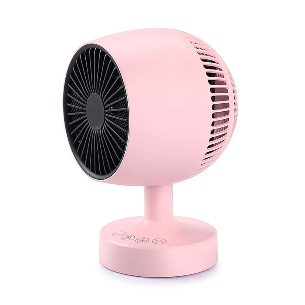 nimhes Portable Mini Portable Electric Bladeless Desk Heater Handheld Air Fan Electric Heaters