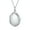 Silver, variant on Womens Vintage Style Floral Design Small Oval Shape Photo Locket Necklace Pendant .925 Sterling Silver