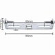 thumbnail image 2 of 4 pcs Ceiling Light Bracket 90mm Hanging Lamp Accessories Chandelier Plate for Base Ceiling Lamp, 2 of 5