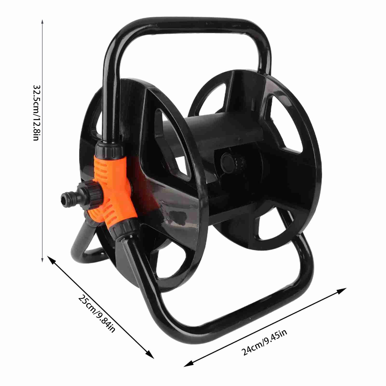 NFTIGB Hose Reel Water Pipe Storage Rack ABS Single Arm Tool for Garden Car Washing Watering, 10 inches / 25.4 cm Height, Lightweight and Durable Winding Organizer