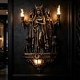 thumbnail image 6 of Hecate Wall Lamp Triple Goddess 7.87in Resin Wall Sconce,Gothic Mythology Wall Light,Witchy Moon Goddess LED Wall Decor for Bedroom Living Room Altar,Ideal Gift for Gothic Lovers Mythology Fans, 6 of 6