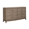 thumbnail image 2 of Liberty Furniture Avalon 6 Drawer Dresser for Bedroom - Brown Oak Wood, 2 of 13