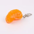 thumbnail image 2 of Coofit Key Chain Cute Strawberry Orange Decor Key Ring Pendant Purse Charm Bag Charm, 2 of 6
