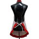 thumbnail image 3 of Lady Girls Lovely Red Dot Bowknot Kitchen Apron, Vintage Bib Aprons With Bags For Women Chef Waitress Kitchen, 3 of 3