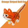 thumbnail image 2 of HONLANCH Animal Orange Striped Bell Cat Micro Building Blocks Setï¼?8000PCSï¼? Gift for Adult and Kid, 2 of 5